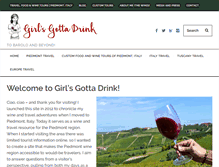 Tablet Screenshot of girlsgottadrink.com